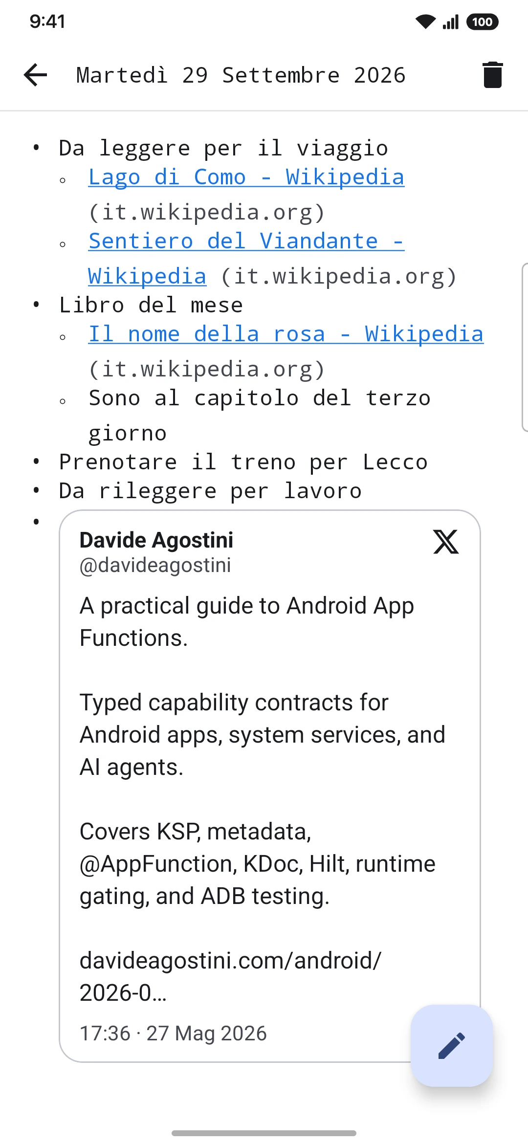 Link che si leggono